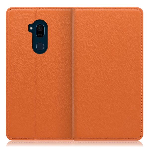 [ LOOF PASTEL ] Android One X5 Androidone X5 androidoneX5 スマホケース ケース カバー 手帳型ケース カード収納 マグネット付き 本革 ベルトなし [ Android One X5 ]