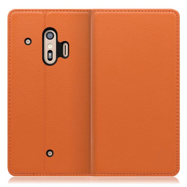 [ LOOF PASTEL ] らくらくスマートフォン (me)  F-01L / F-42A らくらくスマートフォンme FUJITSU FCNT スマホケース ケース カバー 手帳型ケース カード収納 マグネット付き 本革 ベルトなし [ らくらくスマートフォンme F-01L ]