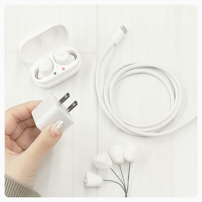 LOOF PD対応 20W ACアダプター Type C USB C USBC 出力 アダプター スマホ 充電器 コンパクト ケーブルセット ケーブル付き スマホ スマートフォン iPhone アンドロイド モバイル AC充電器 USB 電源アダプタ グローバル 海外 かわいい シアー パステル 軽量 Type-Cケーブル