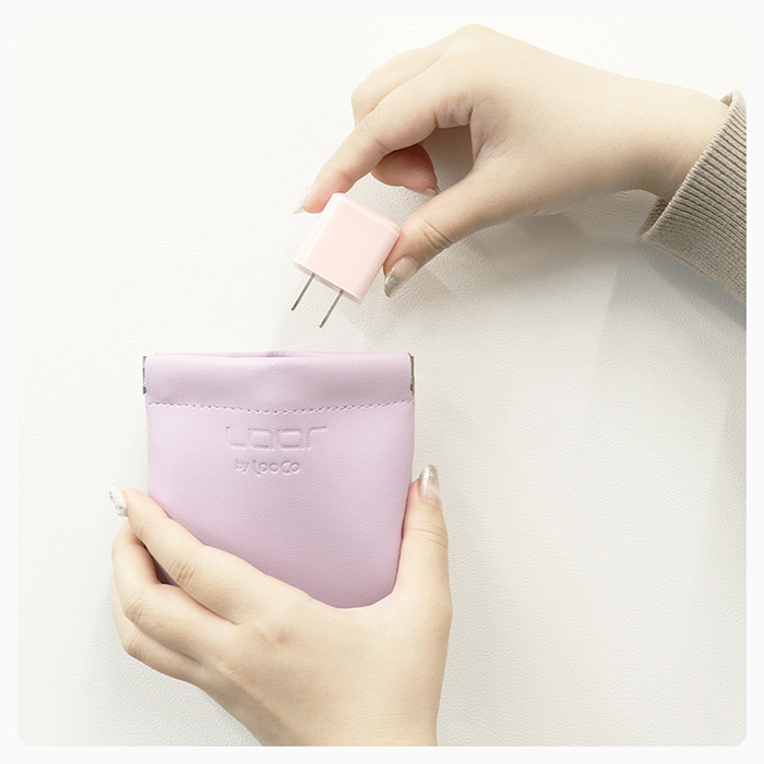 LOOF PD対応 20W ACアダプター Type C USB C USBC 出力 アダプター スマホ 充電器 コンパクト ケーブルセット ケーブル付き スマホ スマートフォン iPhone アンドロイド モバイル AC充電器 USB 電源アダプタ グローバル 海外 かわいい シアー パステル 軽量 Type-Cケーブル