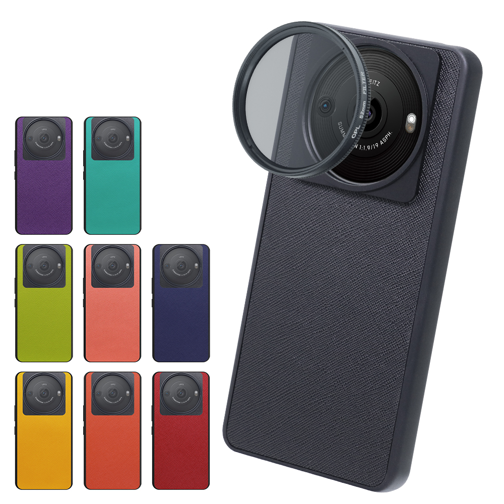 LOOF AQUOS R8 pro専用 カメラレンズフィルター アタッチメント [端末保護ケース付属 / 52MM規格フィルター対応]