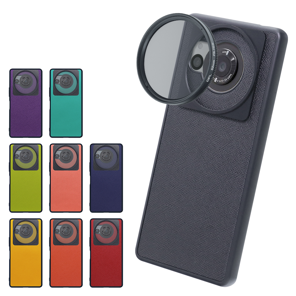 LOOF AQUOS R8 専用 カメラレンズフィルター アタッチメント [端末保護ケース付属 / 52MM規格フィルター対応]