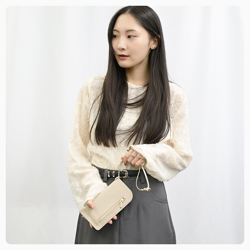 LOOF 本革 スマホポーチ レザー ポーチ ショルダー スマホポーチ サングラス ショルダーバッグ ミニバッグ ポケット付き おでかけ 旅行 軽い 薄い 小さい 高見え ポシェット 斜め掛け 肩掛け 紐付き メンズ レディース おしゃれ スマホショルダー シンプル