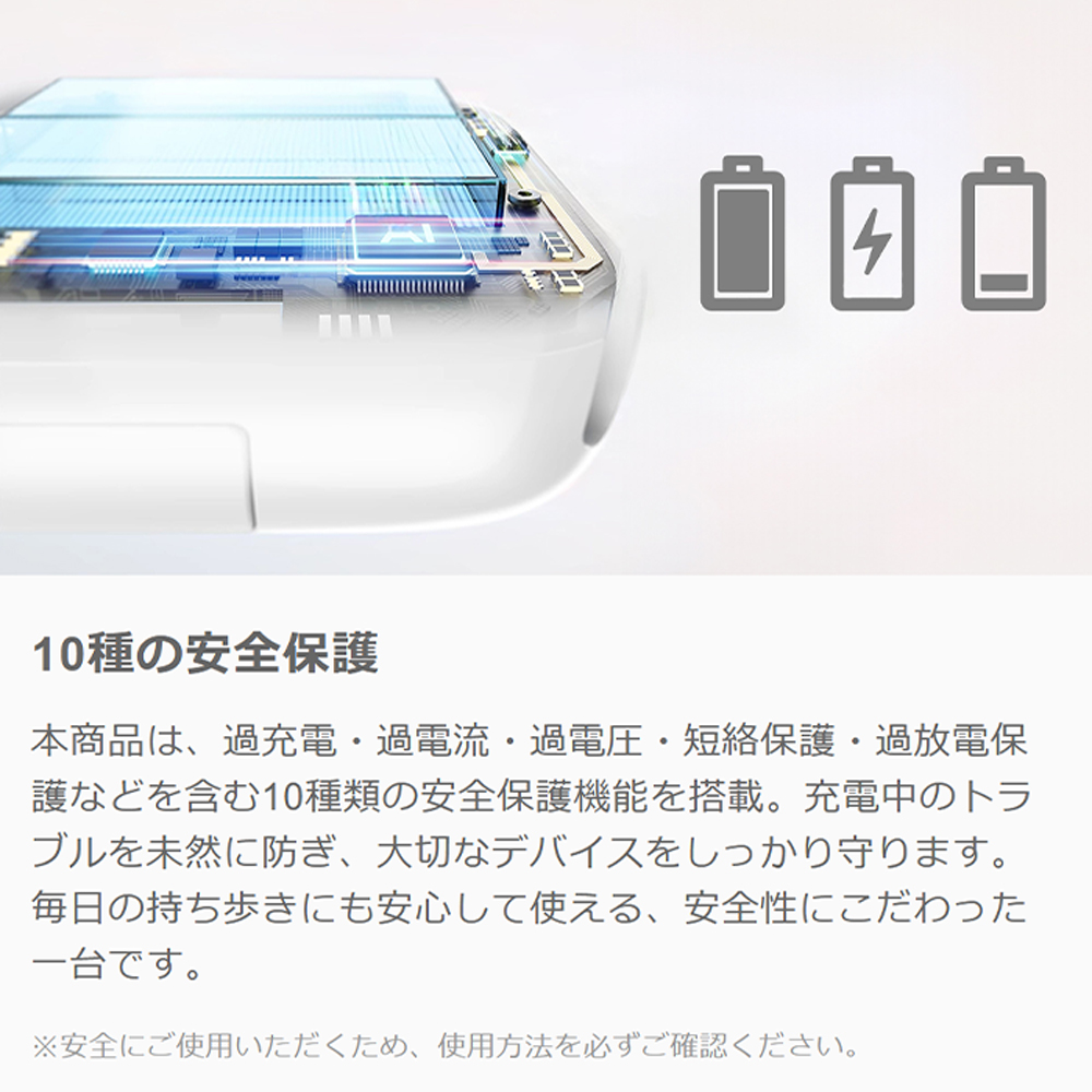 LOOF モバイルバッテリー 巻き取り式 リール 伸縮ケーブル 70cm 10000ｍAh 大容量 40W PD対応 急速充電 ケーブル内蔵 充電 スマホ充電器 モバイルバッテリー Type-C タイプC Android iPhone 2台同時充電 ストラップ 持ち運び カラビナ 小型 マグネット