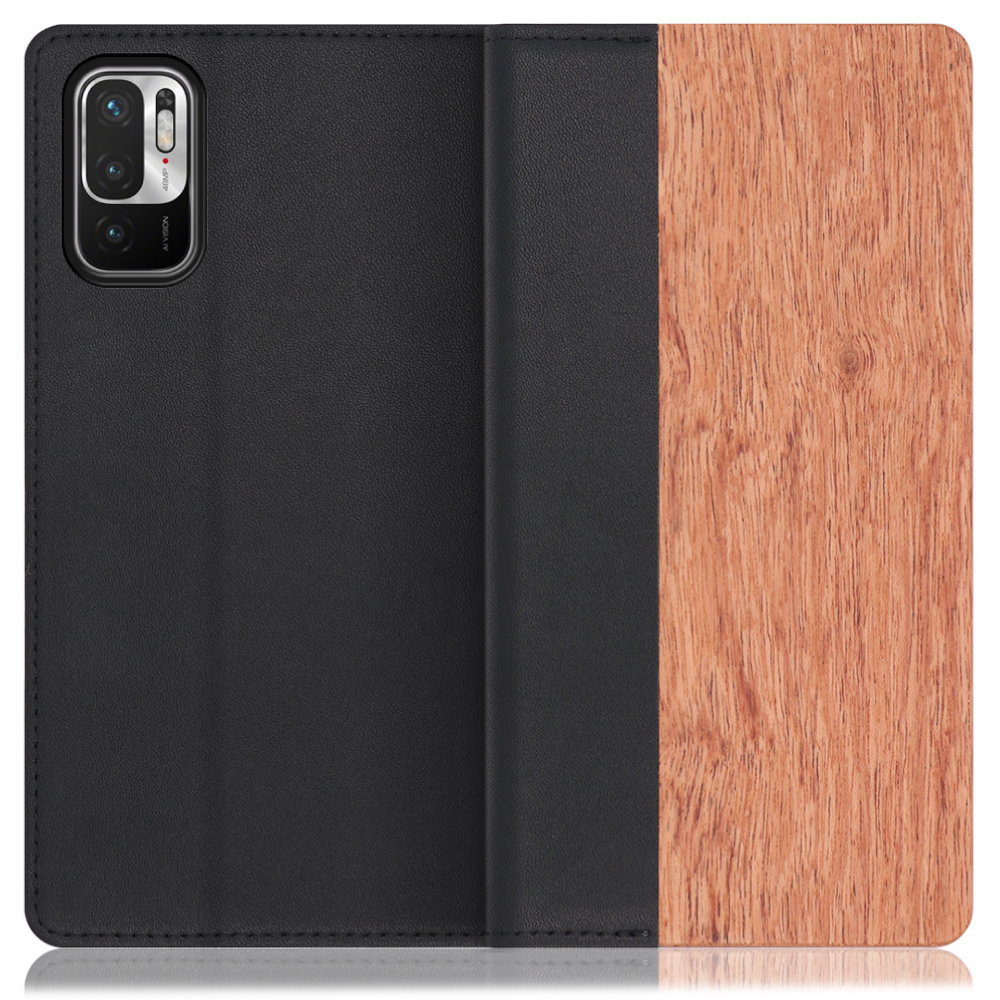 LooCo Official Shop LOOF NATURE Xiaomi Redmi Note 10 JE Redmi Note  10T redminote10je redminote10t note10je note10t スマホケース ケース カバー 手帳型ケース カード収納  マグネット付き 天然木 本革 ベルトなし Redmi