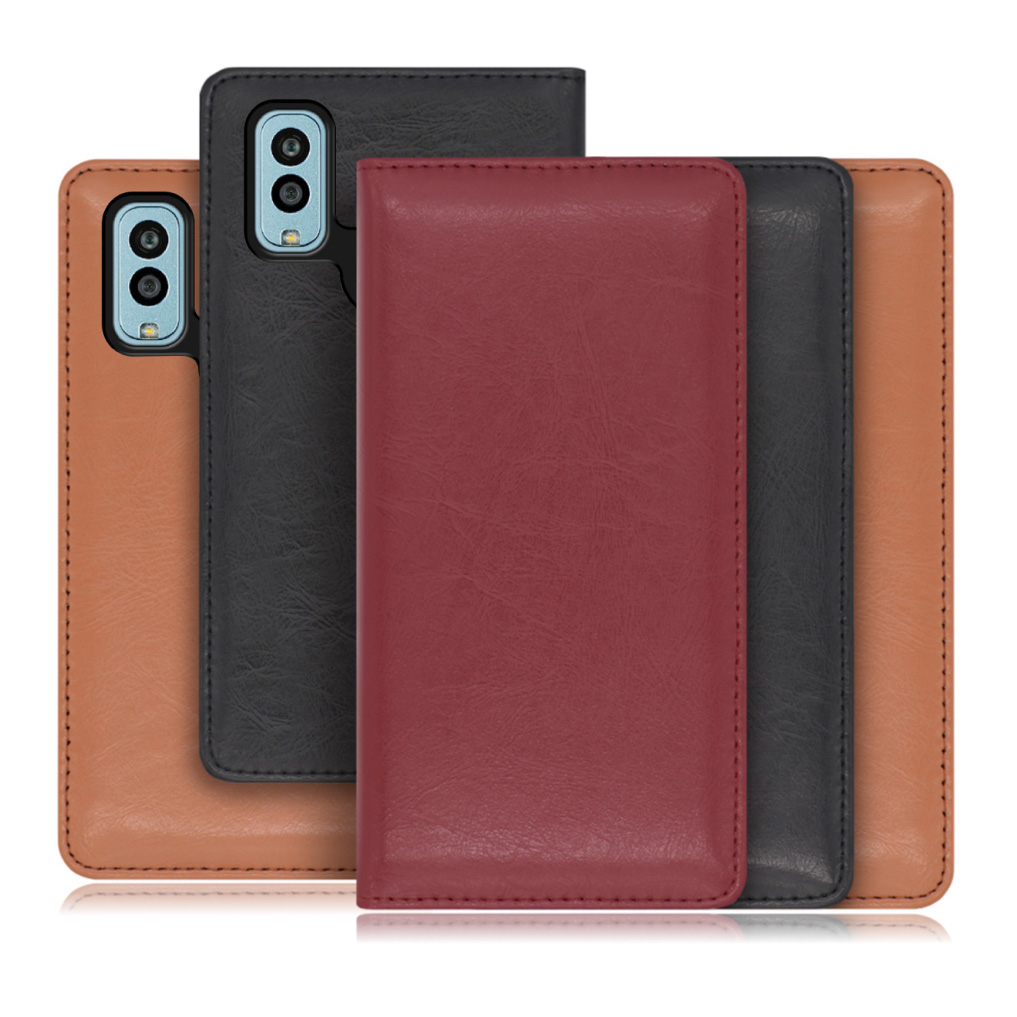 [ LOOF ROYALE ] Android One S10 AndroidOne S10 androidones10 S10-KC スマホケース ケース カバー 手帳型ケース カード収納 マグネット付き 本革 ベルトなし [ Android One S10 ]