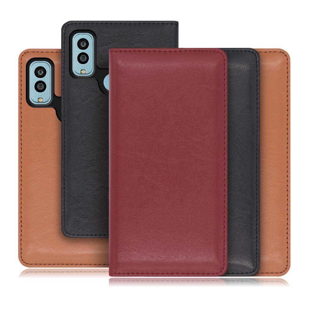 [ LOOF ROYALE ] Android One S9 / DIGNO SANGA edition AndroidOne S9 andoroidones9 スマホケース ケース カバー 手帳型ケース カード収納 マグネット付き 本革 ベルトなし [ Android One S9 ]