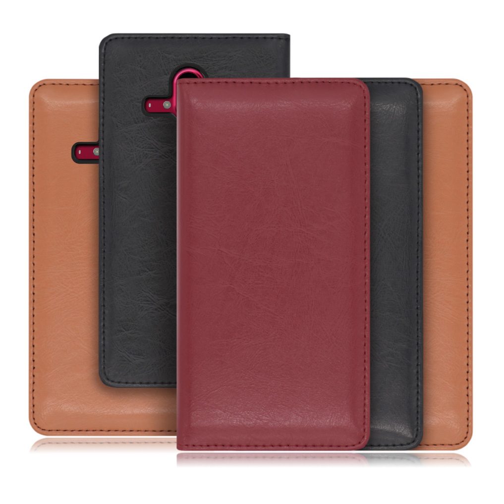 [ LOOF ROYALE ] らくらくスマートフォン F-52B FUJITSU FCNT スマホケース ケース カバー 手帳型ケース カード収納 マグネット付き 本革 ベルトなし [ らくらくスマートフォン F-52B ]