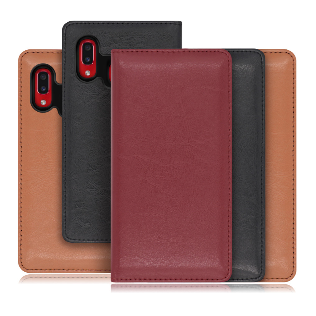 [ LOOF ROYALE ] Galaxy A30 SCV43 galaxya30 スマホケース ケース カバー 手帳型ケース カード収納 マグネット付き 本革 ベルトなし [ Galaxy A30 ]