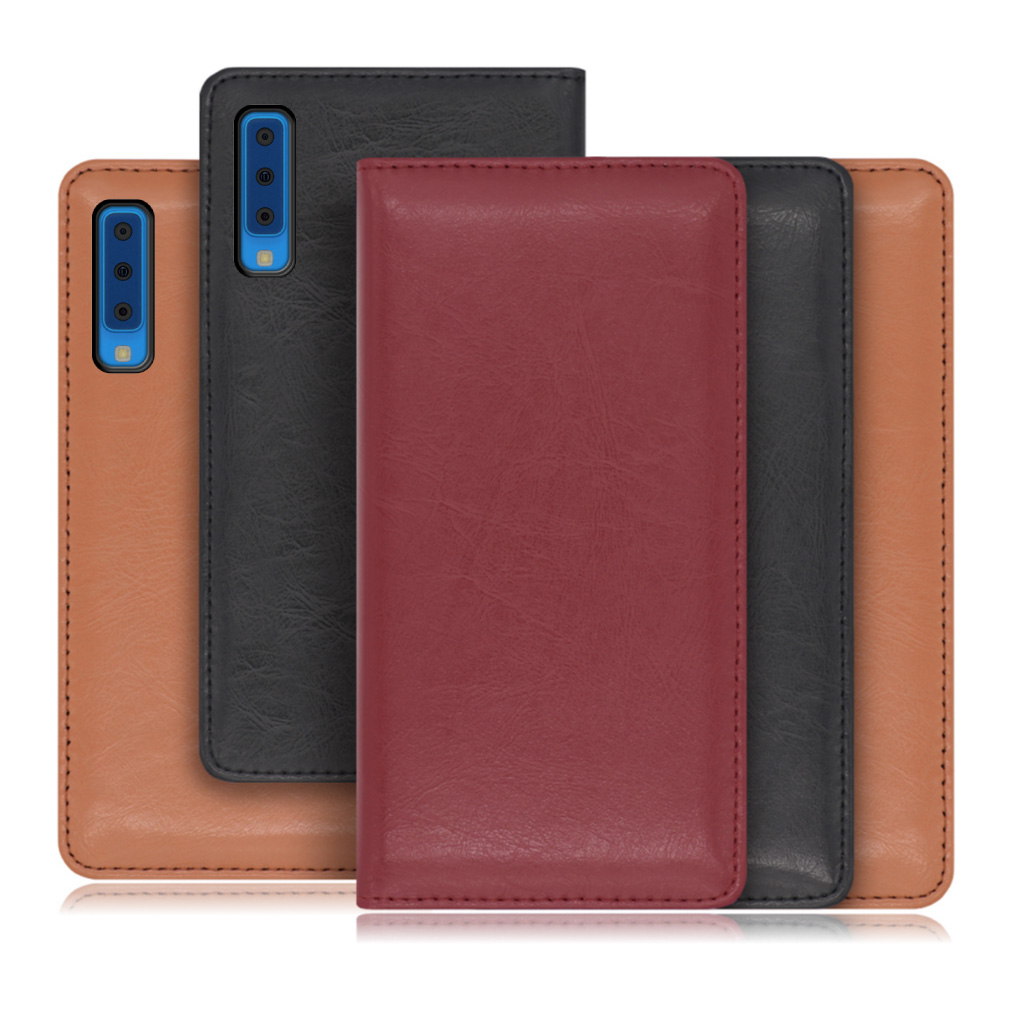 [ LOOF ROYALE ] Galaxy A7 SM-A750C galaxya7 スマホケース ケース カバー 手帳型ケース カード収納 マグネット付き 本革 ベルトなし [ Galaxy A7 ]