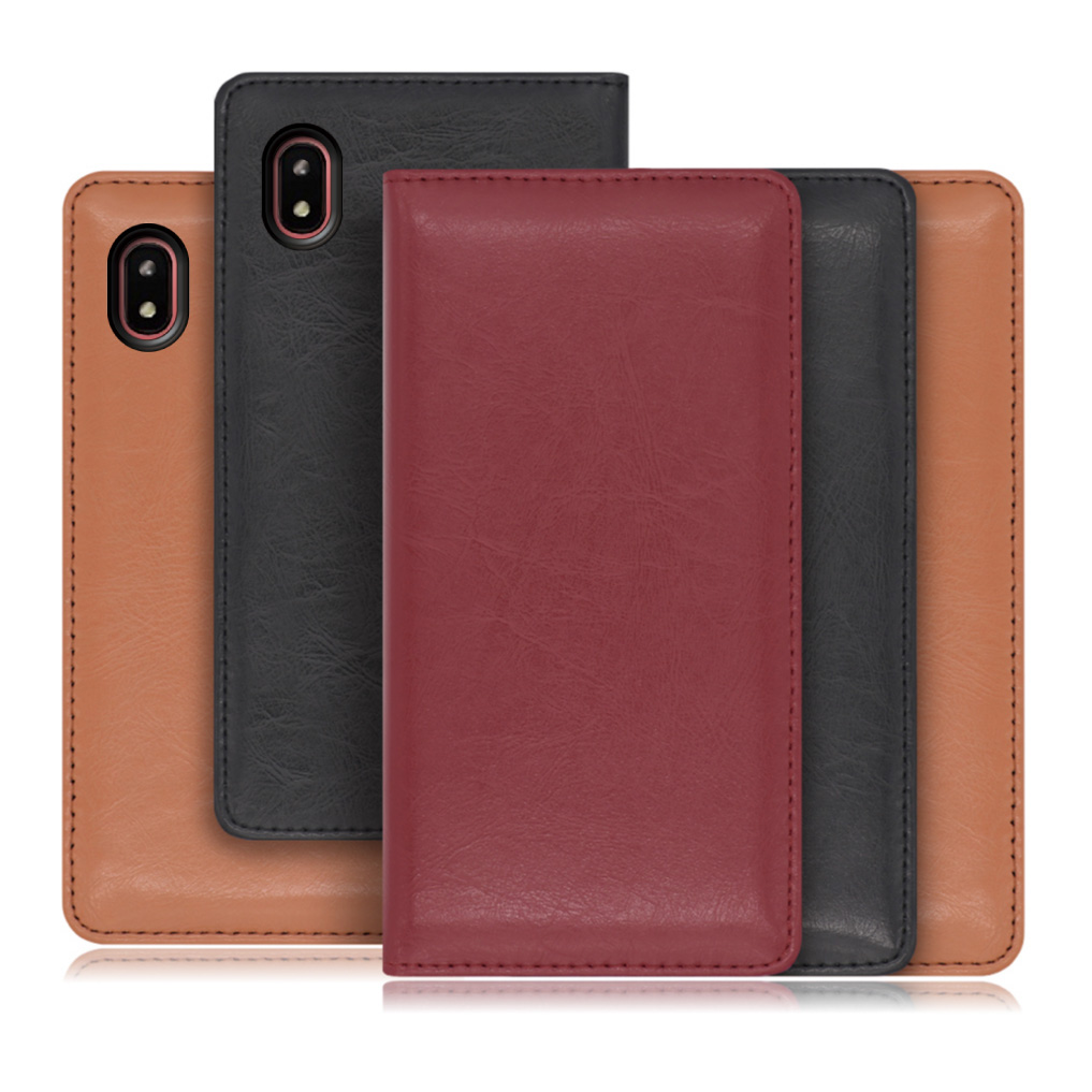 [ LOOF ROYALE ] Galaxy A21 / A21 シンプル a21シンプル スマホケース ケース カバー 手帳型ケース カード収納 マグネット付き 本革 ベルトなし [ Galaxy A21 / A21 シンプル ]