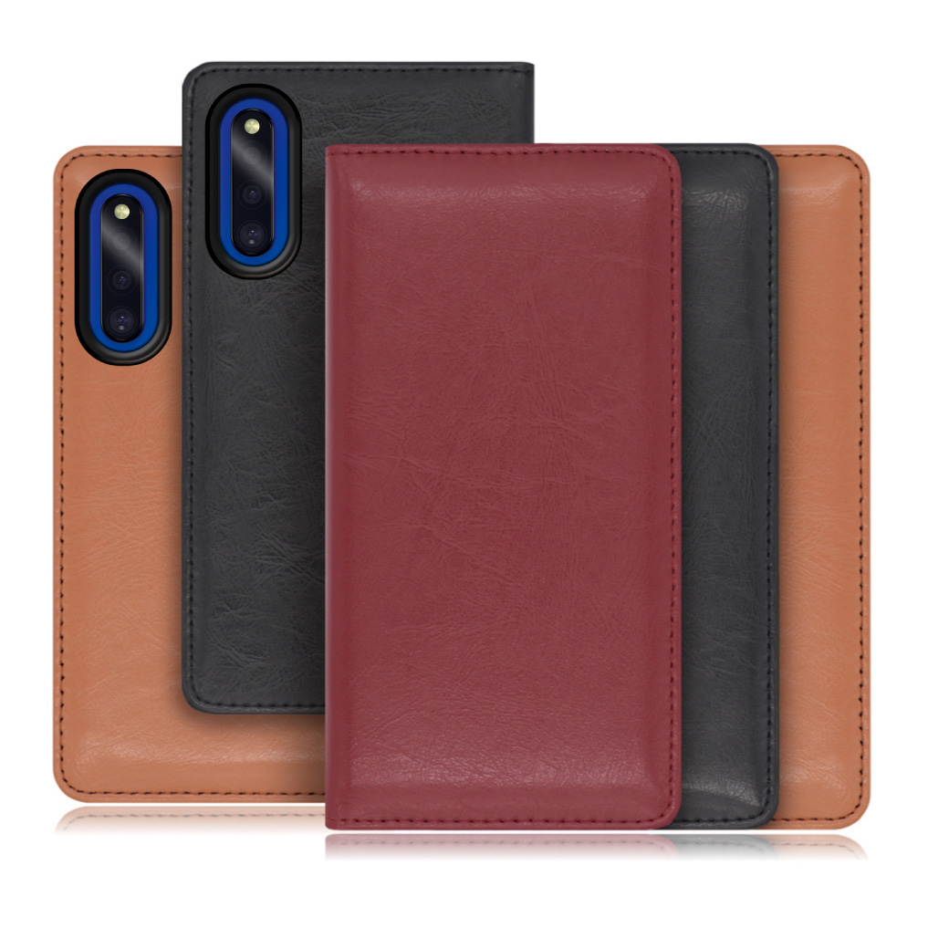 [ LOOF ROYALE ] Galaxy A41 SC-41A /  SCV48  スマホケース ケース カバー 手帳型ケース カード収納 マグネット付き 本革 ベルトなし [ Galaxy A41 ]