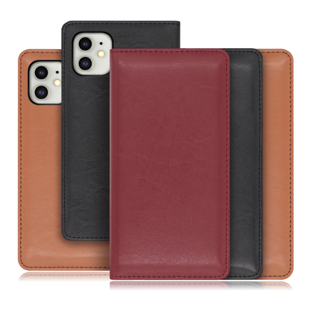 [ LOOF ROYALE ] iPhone 11 iPhone11 スマホケース ケース カバー 手帳型ケース カード収納 マグネット付き 本革 ベルトなし [ iPhone 11 ]