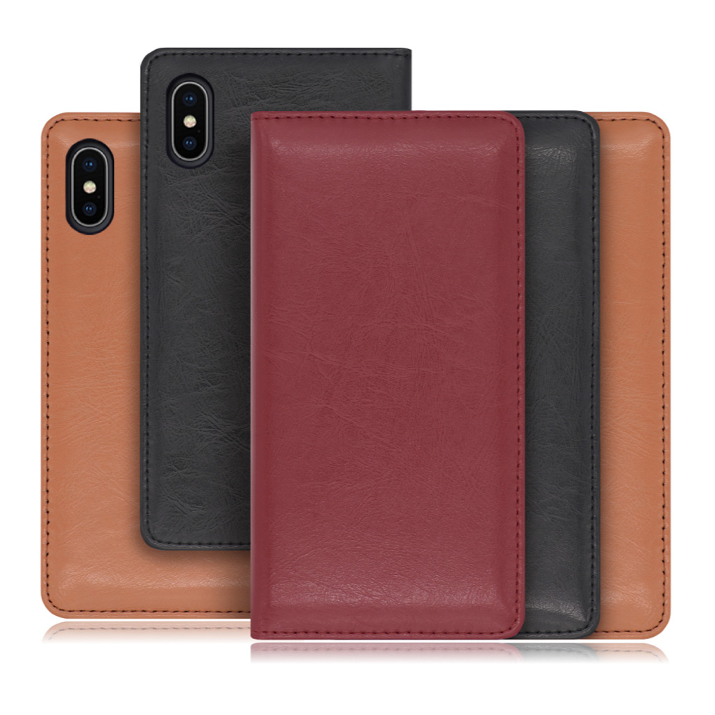 [ LOOF ROYALE ] iPhone X / XS iPhonex iPhonexs スマホケース ケース カバー 手帳型ケース カード収納 マグネット付き 本革 ベルトなし [ iPhone X / XS ]