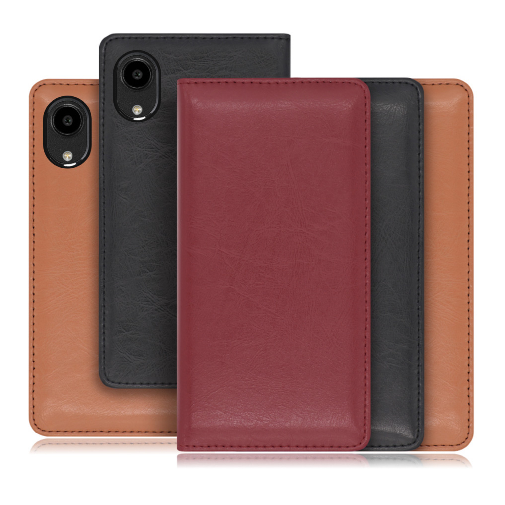 [ LOOF ROYALE ] DIGNO SX5 KC-S306 スマホケース ケース カバー 手帳型ケース カード収納 マグネット付き 本革 ベルトなし [ DIGNO SX5 ]