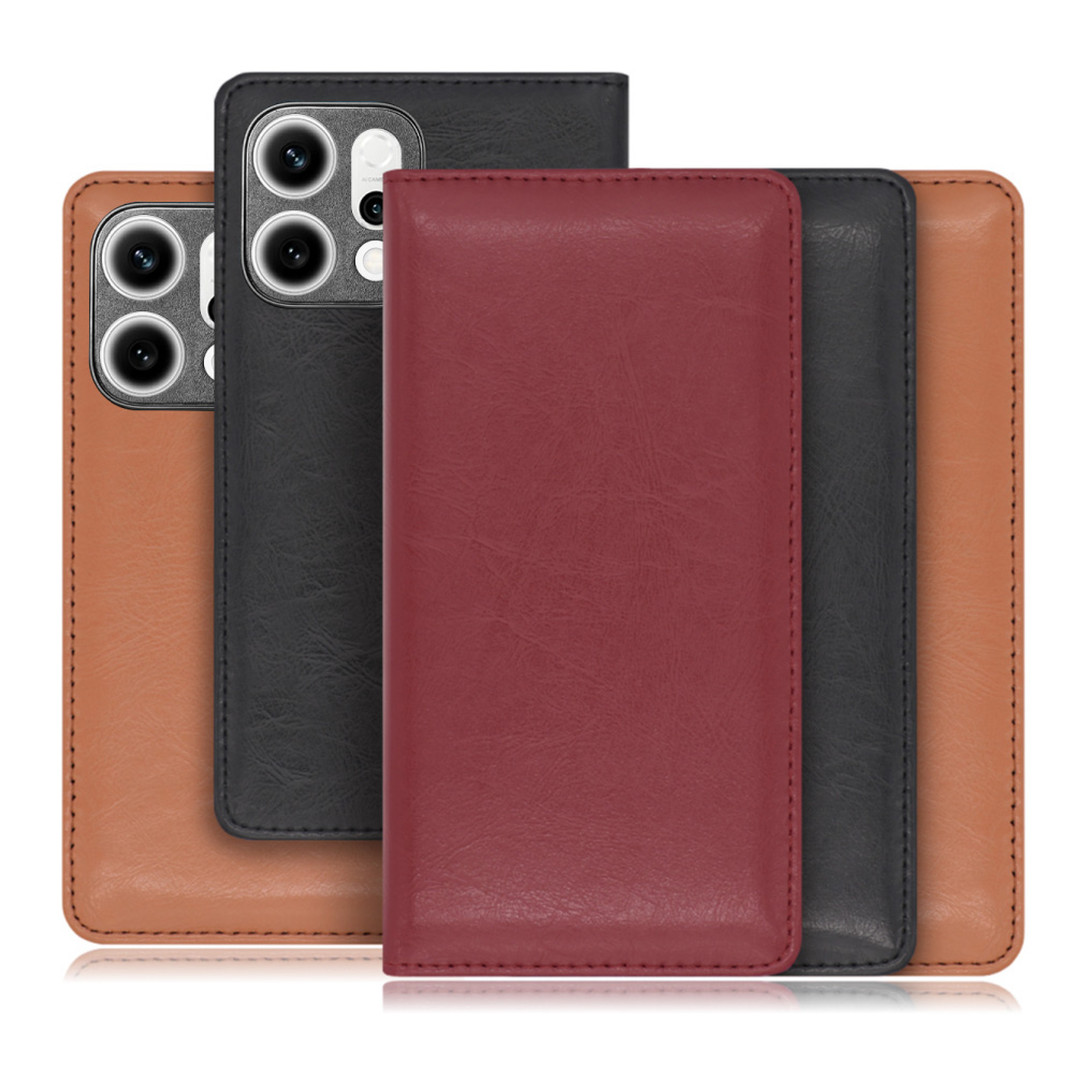 [ LOOF ROYALE ] OPPO Reno14 5G  スマホケース ケース カバー 手帳型ケース カード収納 マグネット付き 本革 ベルトなし [ OPPO Reno14 5G ]