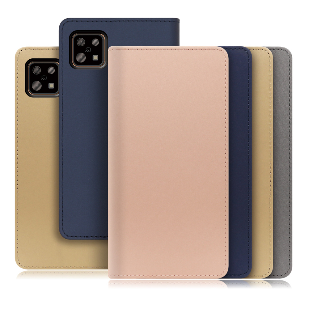 [ LOOF SKIN ] AQUOS sense6s /sense6 sense 6s 6 スマホケース ケース カバー 手帳型ケース カード収納 マグネット付き ベルトなし [ AQUOS sense6/sense6s ]