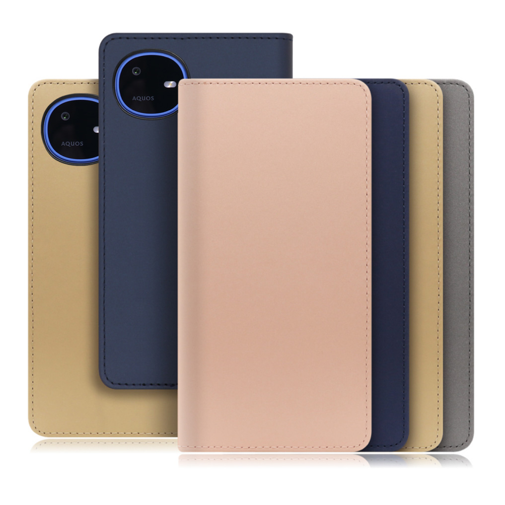 [ LOOF SKIN ] AQUOS wish6 SH-M36 スマホケース ケース カバー 手帳型ケース カード収納 マグネット付き ベルトなし [ AQUOS wish6 ]