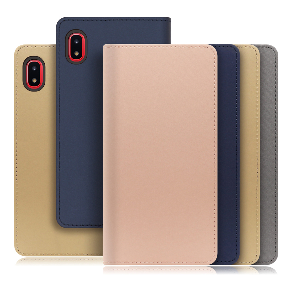 [ LOOF SKIN ] Galaxy A20 SC-02M / SCV46 galaxya20 スマホケース ケース カバー 手帳型ケース カード収納 マグネット付き ベルトなし [ Galaxy A20 ]
