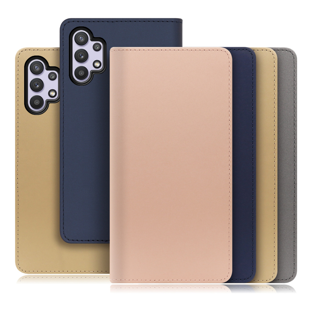 [ LOOF SKIN ] Galaxy A32 5G SCG08 a325g スマホケース ケース カバー 手帳型ケース カード収納 マグネット付き ベルトなし [ Galaxy A32 5G ]