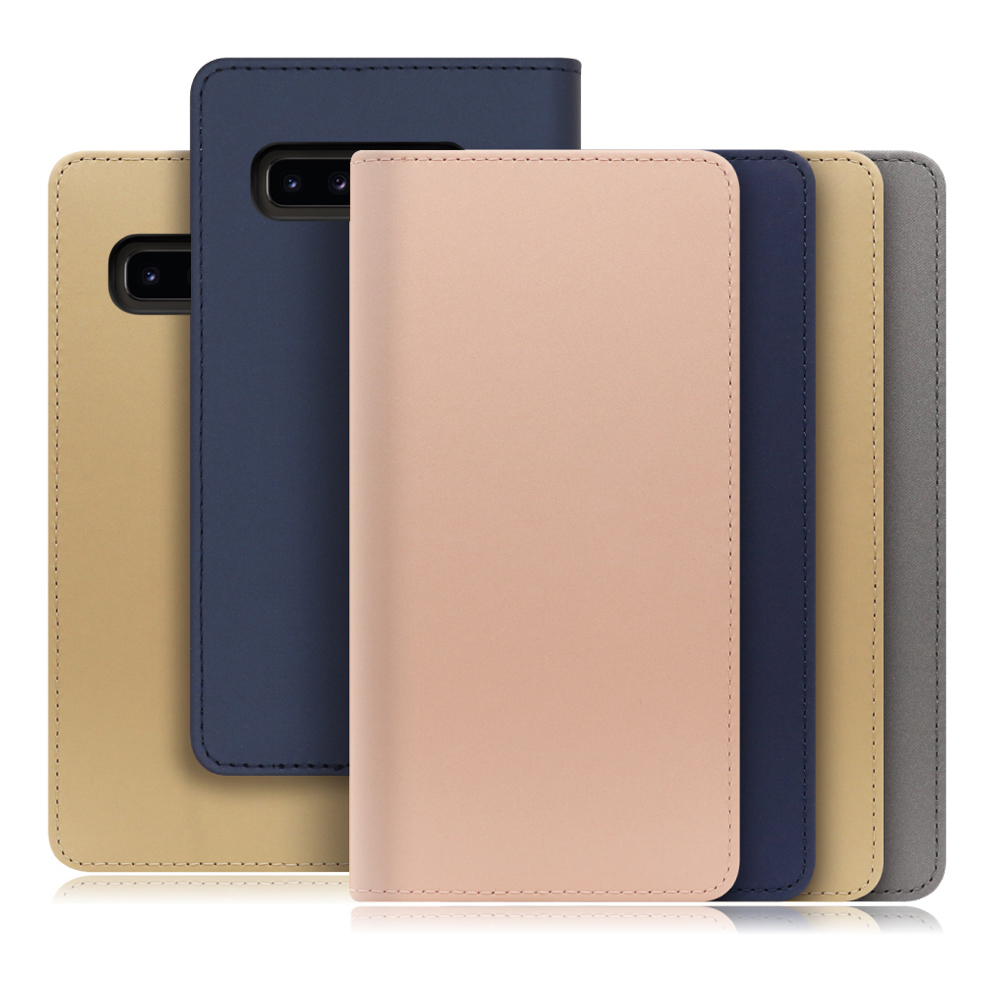 [ LOOF SKIN ] Galaxy S10+ SC-04L / SCV42 s10plus s10 plus スマホケース ケース カバー 手帳型ケース カード収納 マグネット付き ベルトなし [ Galaxy S10+ ]