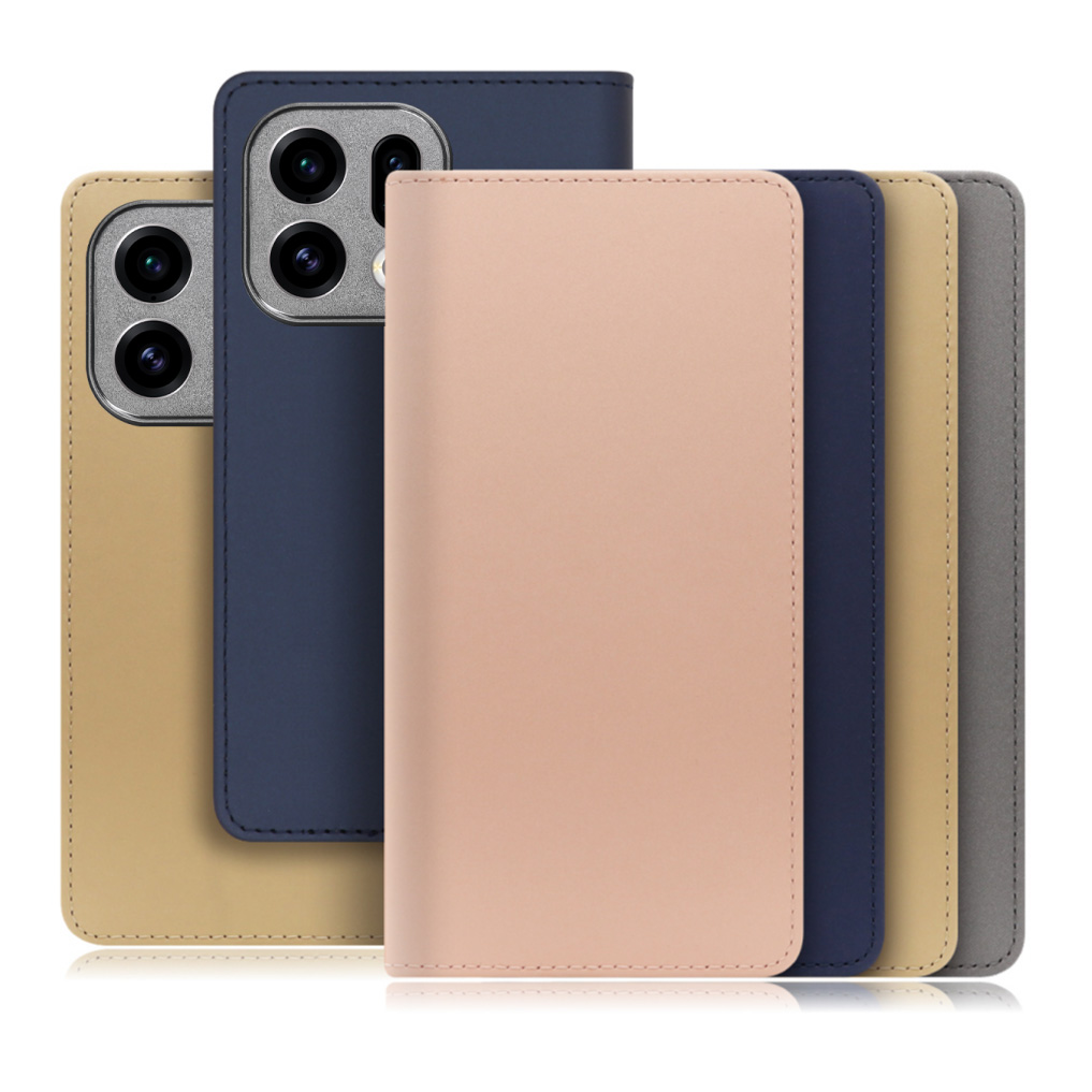 [ LOOF SKIN ] OPPO Find X9 OPG07 CPH2797 スマホケース ケース カバー 手帳型ケース カード収納 マグネット付き ベルトなし [ OPPO Find X9 ]