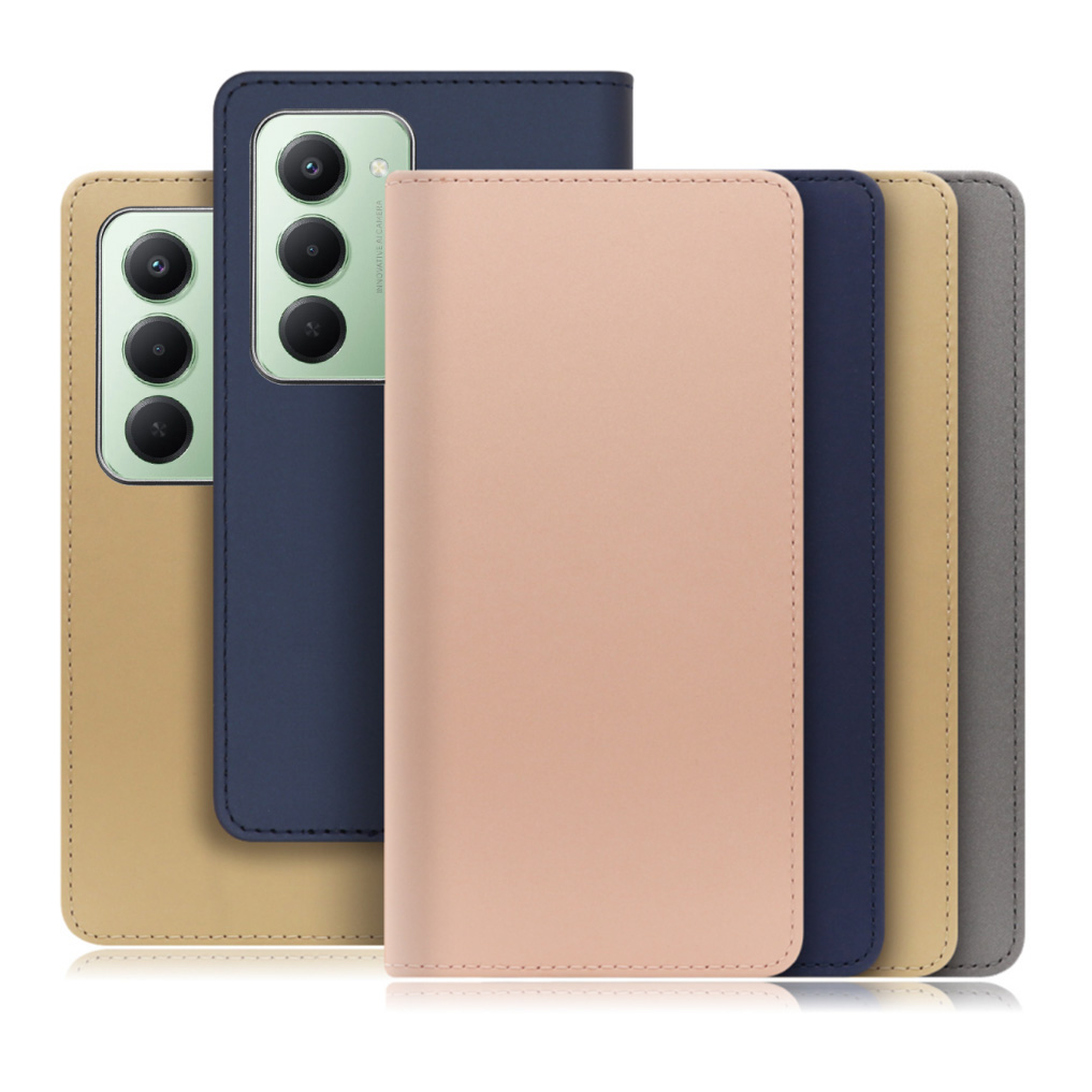 [ LOOF SKIN ] Xiaomi REDMI 15 5G  スマホケース ケース カバー 手帳型ケース カード収納 マグネット付き ベルトなし [ Xiaomi REDMI 15 5G ]