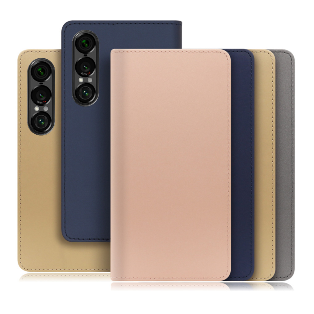 [ LOOF SKIN ] Xperia 1 VII SO-51F スマホケース ケース カバー 手帳型ケース カード収納 マグネット付き ベルトなし [ Xperia 1 VII ]