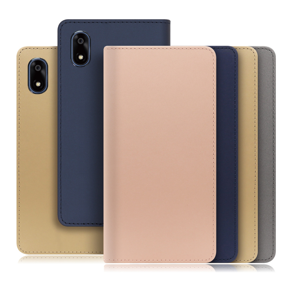 [ LOOF SKIN ] かんたんスマホ4 A402ZT ZTE スマホケース ケース カバー 手帳型ケース カード収納 マグネット付き ベルトなし [ かんたんスマホ4 ]