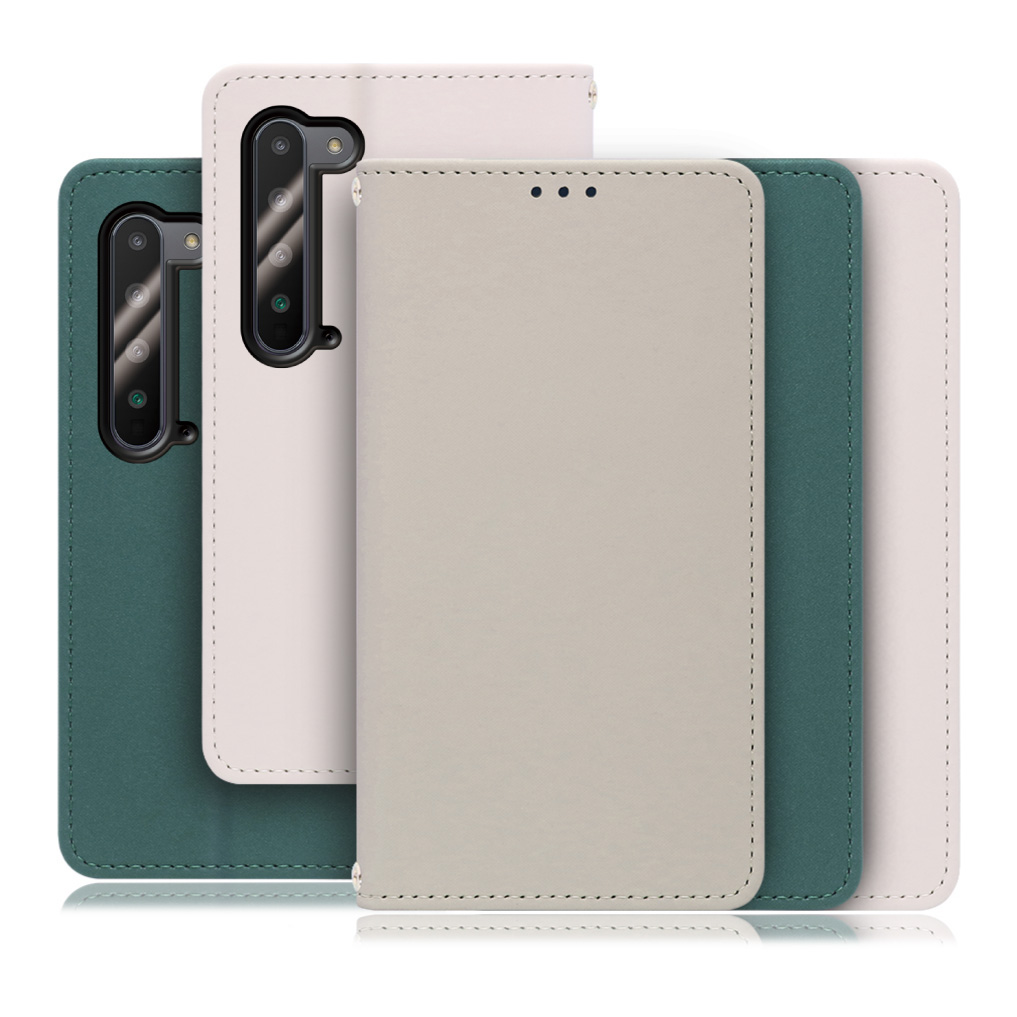 [ LOOF SKIN ] AQUOS R5G SH-51A / SHG01  スマホケース ケース カバー 手帳型ケース ストラップホール スピーカーホール カード収納 マグネット付き ベルトなし  [ AQUOS R5G ]