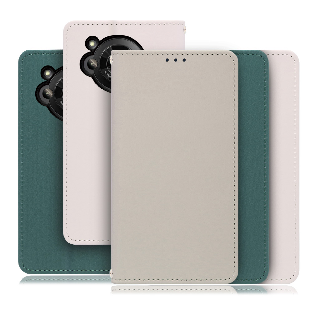 [ LOOF SKIN ] AQUOS R7 SH-52C  スマホケース ケース カバー 手帳型ケース ストラップホール スピーカーホール カード収納 マグネット付き ベルトなし  [ AQUOS R7 ]