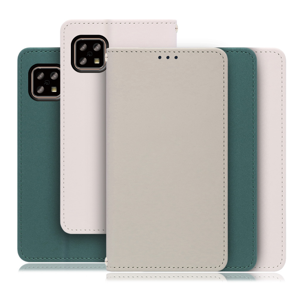 [ LOOF SKIN ] AQUOS sense4 / sense4 lite / sense4 basic / sense5G / やさしいスマホ2 sense 4 4lite 4basic 5G sense4lite sense4basic スマホケース ケース カバー 手帳型ケース ストラップホール スピーカーホール カード収納 マグネット付き ベルトなし  [ AQUOS sense4/4 lite/4 basic/sense5G/やさしいスマホ2 ]