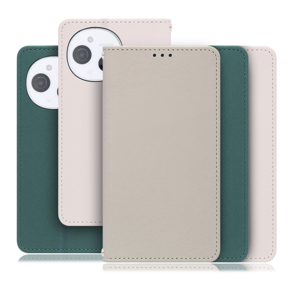 [ LOOF SKIN ] AQUOS sense9 SH-53E SHG14 SH-M2 SH-53F SH-M33 スマホケース ケース カバー 手帳型ケース ストラップホール スピーカーホール カード収納 マグネット付き ベルトなし  [ AQUOS sense9 / sense10 ]