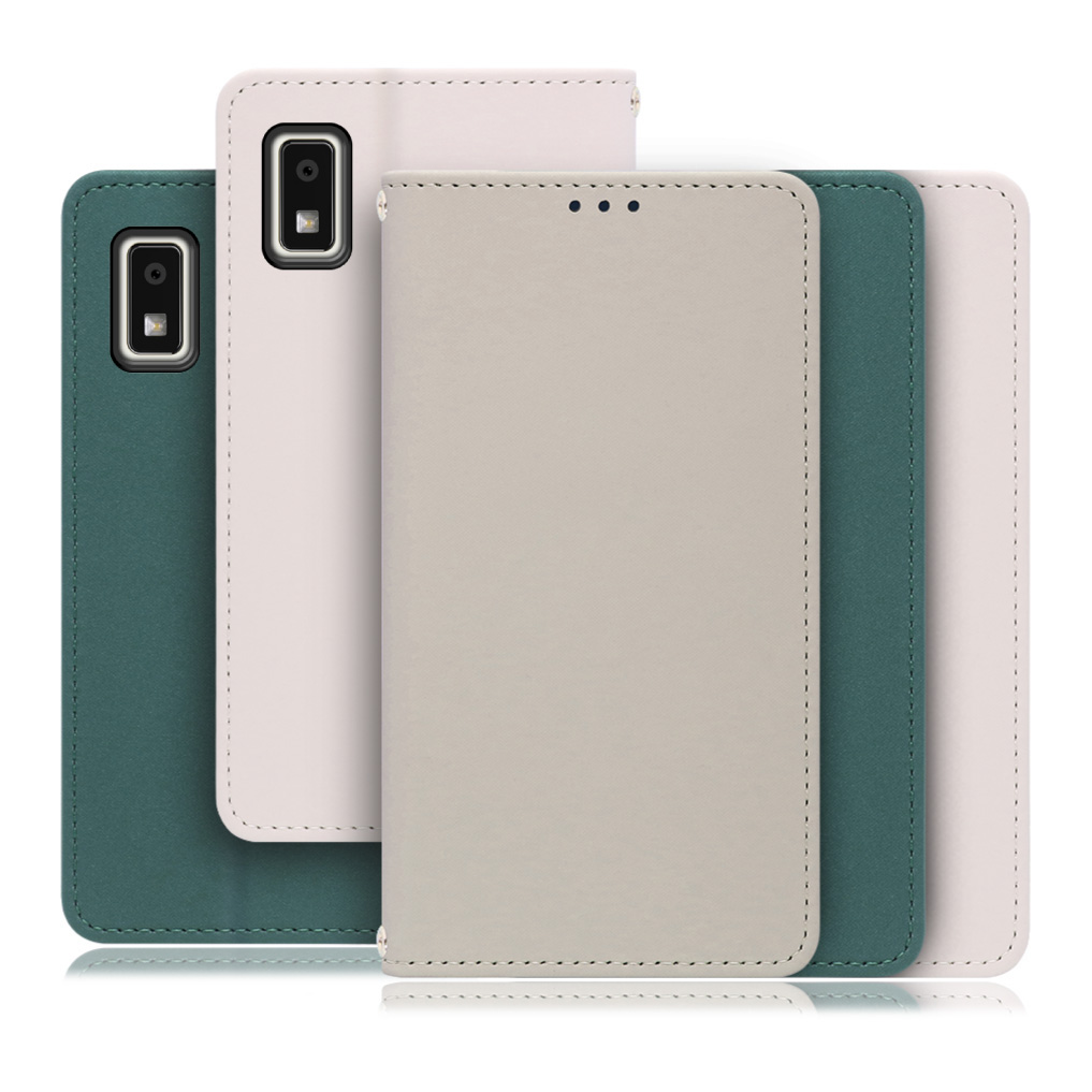 [ LOOF SKIN ] AQUOS wish3 SH-53D / A303SH / A302SH  スマホケース ケース カバー 手帳型ケース ストラップホール スピーカーホール カード収納 マグネット付き ベルトなし  [ AQUOS wish3 ]