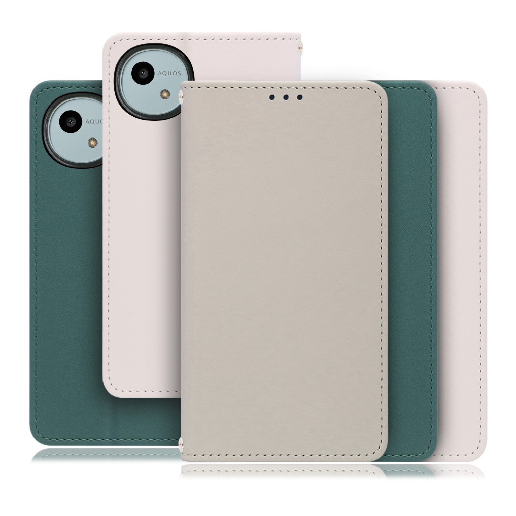 [ LOOF SKIN ] AQUOS wish4 SH-52E スマホケース ケース カバー 手帳型ケース ストラップホール スピーカーホール カード収納 マグネット付き ベルトなし  [ AQUOS wish4 ]