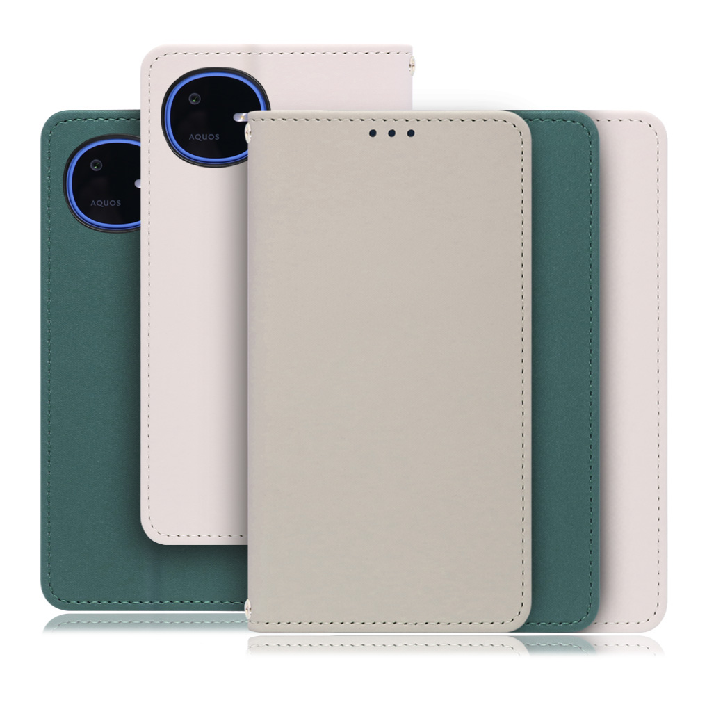 [ LOOF SKIN ] AQUOS wish6 SH-M36 スマホケース ケース カバー 手帳型ケース ストラップホール スピーカーホール カード収納 マグネット付き ベルトなし  [ AQUOS wish6 ]