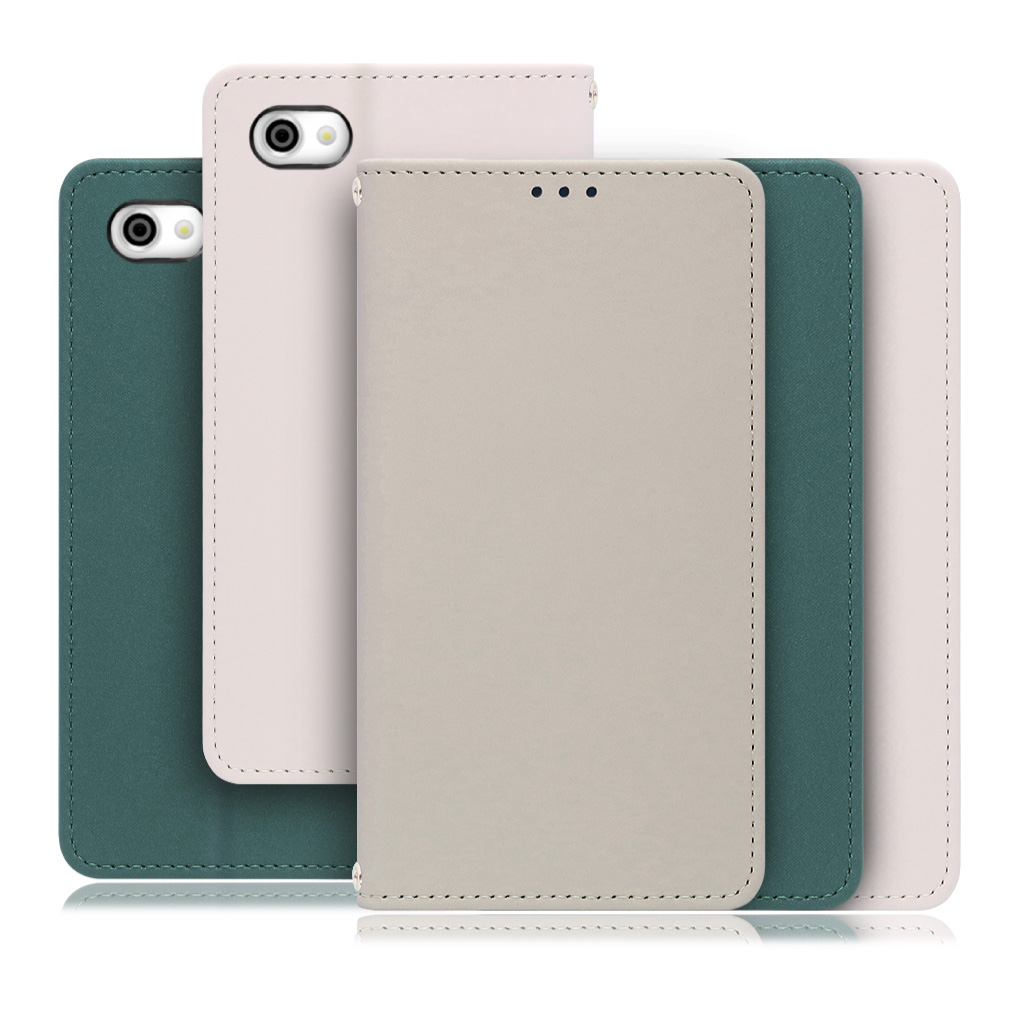 [ LOOF SKIN ] AQUOS R SH-03J / SHV39  スマホケース ケース カバー 手帳型ケース ストラップホール スピーカーホール カード収納 マグネット付き ベルトなし  [ AQUOS R ]