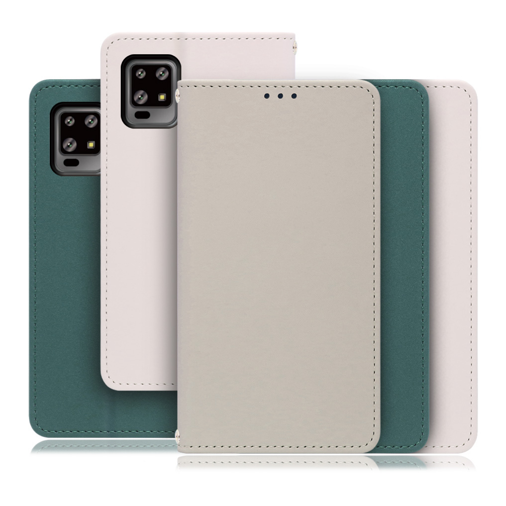 [ LOOF SKIN ] AQUOS zero6 SHG04 zero 6 スマホケース ケース カバー 手帳型ケース ストラップホール スピーカーホール カード収納 マグネット付き ベルトなし  [ AQUOS zero6 ]
