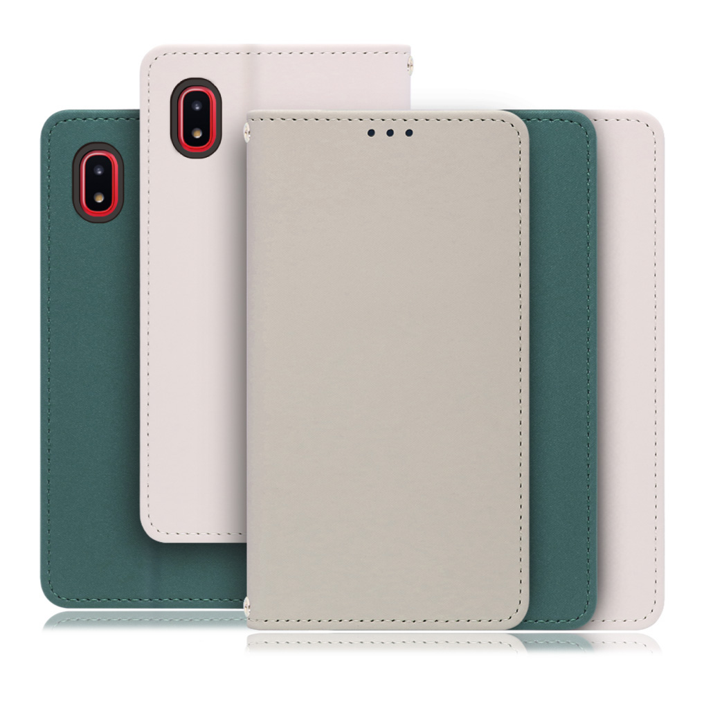 [ LOOF SKIN ] Galaxy A20 SC-02M / SCV46 galaxya20 スマホケース ケース カバー 手帳型ケース ストラップホール スピーカーホール カード収納 マグネット付き ベルトなし  [ Galaxy A20 ]