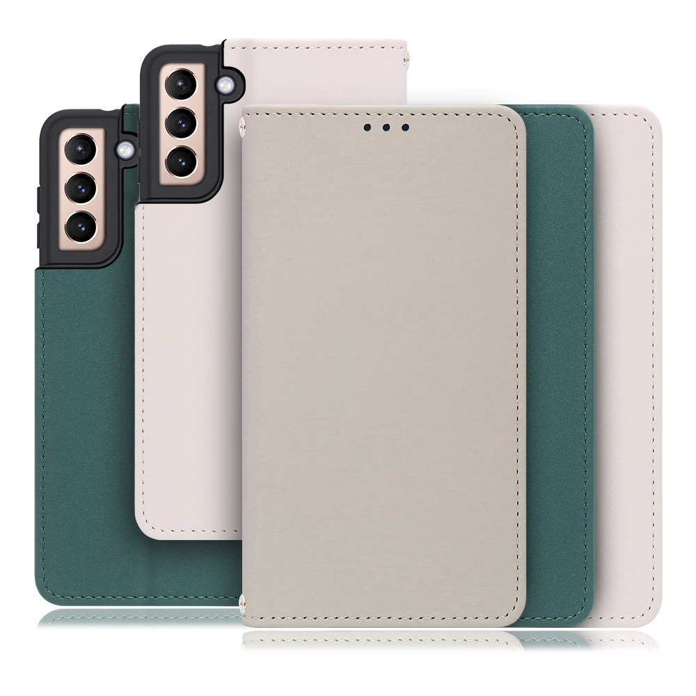 [ LOOF SKIN ] Galaxy S21+ 5G SCG10 s21plus s21 plus s21plus5g s21+5g スマホケース ケース カバー 手帳型ケース ストラップホール スピーカーホール カード収納 マグネット付き ベルトなし  [ Galaxy S21+ 5G ]