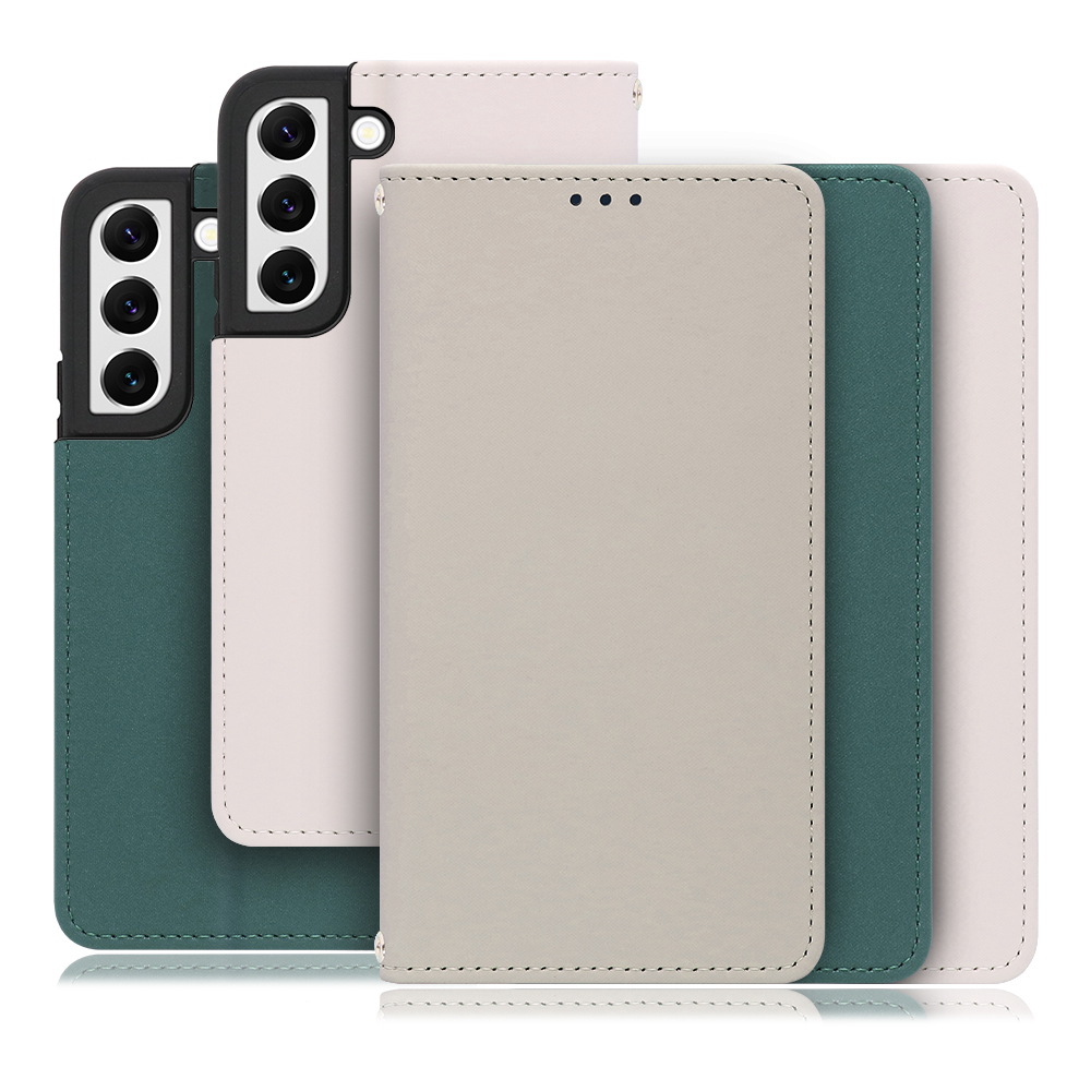 [ LOOF SKIN ] Galaxy S22 SC-51C / SCG13  スマホケース ケース カバー 手帳型ケース ストラップホール スピーカーホール カード収納 マグネット付き ベルトなし  [ Galaxy S22 ]