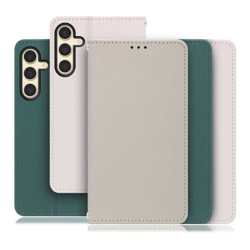 [ LOOF SKIN ] Galaxy S24 s24 スマホケース ケース カバー 手帳型ケース ストラップホール スピーカーホール カード収納 マグネット付き ベルトなし  [ Galaxy S24 ]