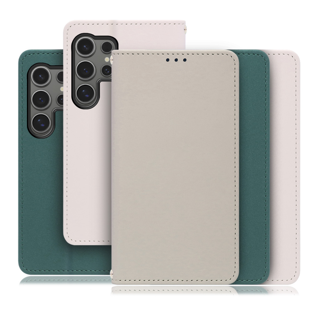 [ LOOF SKIN ] Galaxy S24 Ultra s24ultra スマホケース ケース カバー 手帳型ケース ストラップホール スピーカーホール カード収納 マグネット付き ベルトなし  [ Galaxy S24 Ultra ]