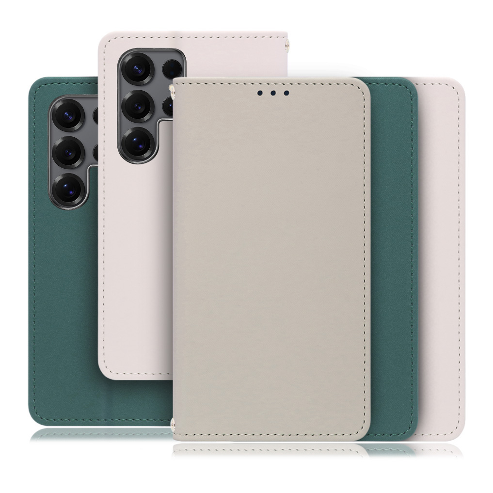 [ LOOF SKIN ] Galaxy S25 Ultra SC-52F スマホケース ケース カバー 手帳型ケース ストラップホール スピーカーホール カード収納 マグネット付き ベルトなし  [ Galaxy S25 Ultra ]