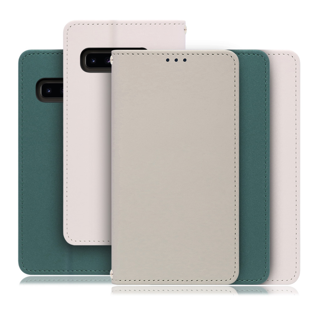 [ LOOF SKIN ] Galaxy S10+ SC-04L / SCV42 s10plus s10 plus スマホケース ケース カバー 手帳型ケース ストラップホール スピーカーホール カード収納 マグネット付き ベルトなし  [ Galaxy S10+ ]