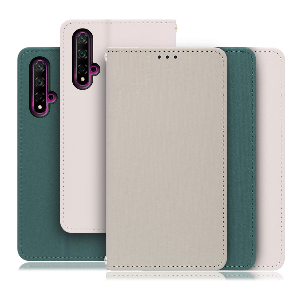 [ LOOF SKIN ] HUAWEI nova 5T nova5t スマホケース ケース カバー 手帳型ケース ストラップホール スピーカーホール カード収納 マグネット付き ベルトなし  [ HUAWEI nova 5T ]