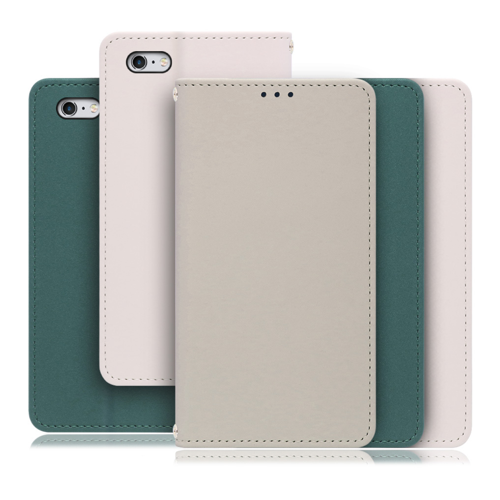 [ LOOF SKIN ] iPhone 6 Plus / 6s Plus iphone6plus iphone6splus 6plus 6splus スマホケース ケース カバー 手帳型ケース ストラップホール スピーカーホール カード収納 マグネット付き ベルトなし  [ iPhone 6 Plus / 6s Plus ]