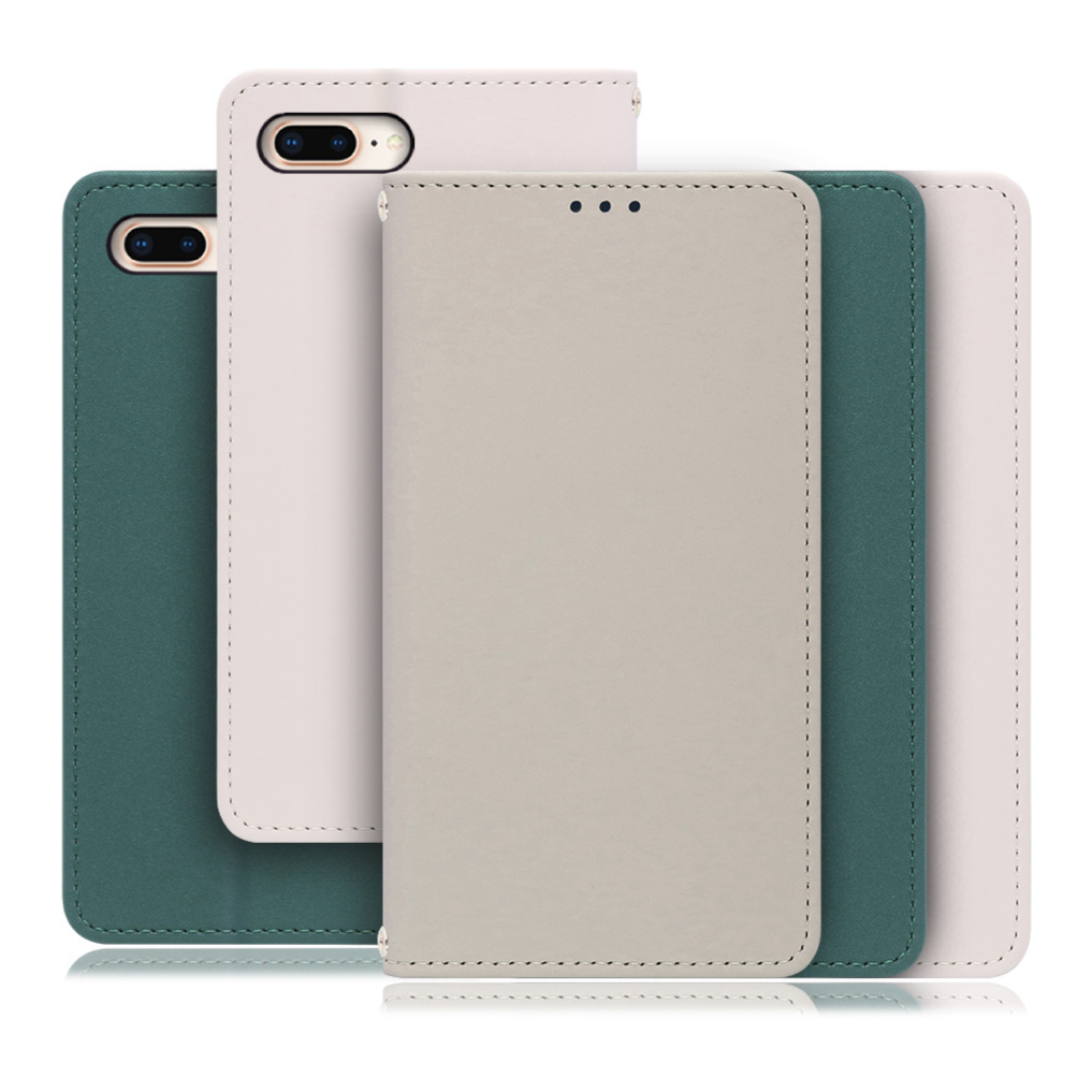 [ LOOF SKIN ] iPhone 7 Plus / 8 Plus iphone7plus iphone8plus 7plus 8plus スマホケース ケース カバー 手帳型ケース ストラップホール スピーカーホール カード収納 マグネット付き ベルトなし  [ iPhone 7 Plus / 8 Plus ]