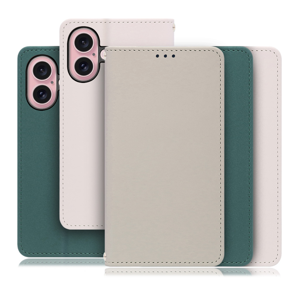[ LOOF SKIN ] iPhone 16 iPhone16 アイフォン16 iPhone 16 アイフォン 16 スマホケース ケース カバー 手帳型ケース ストラップホール スピーカーホール カード収納 マグネット付き ベルトなし  [ iPhone 16 ]
