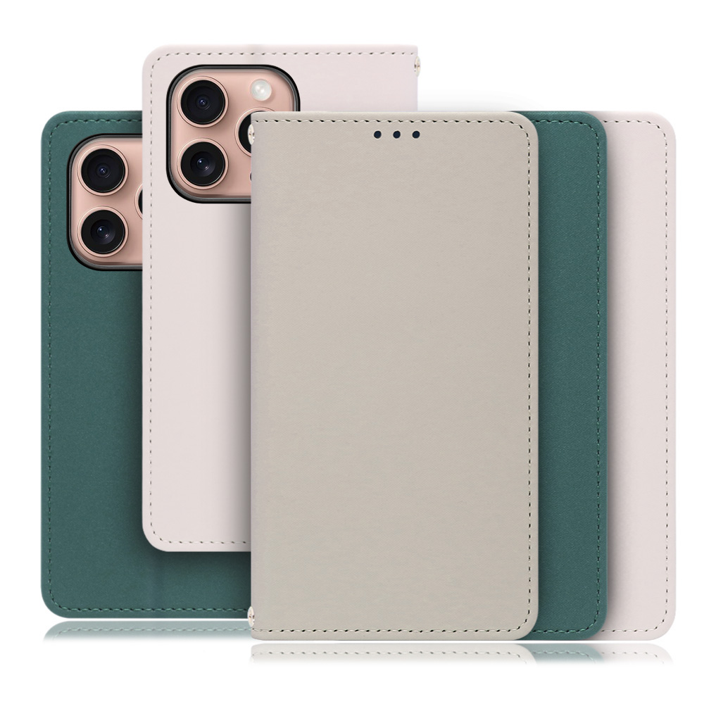 [ LOOF SKIN ] iPhone 16 Pro iPhone16 Pro アイフォン16 プロ スマホケース ケース カバー 手帳型ケース ストラップホール スピーカーホール カード収納 マグネット付き ベルトなし  [ iPhone 16 Pro ]